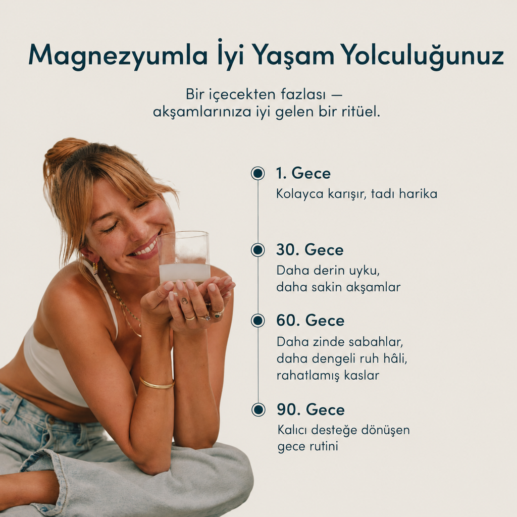 Magnezyum Glisinat İçecek Karışımı — 30 Gece (1 Kutu)