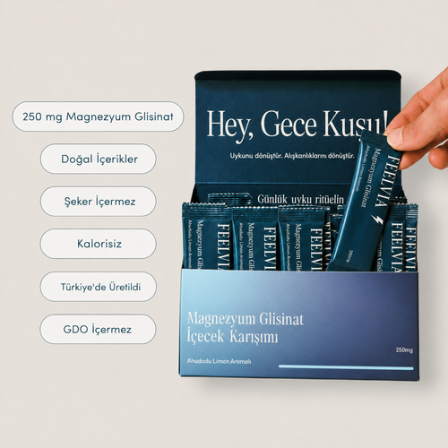 Magnezyum Glisinat İçecek Karışımı — 30 Gece (1 Kutu)